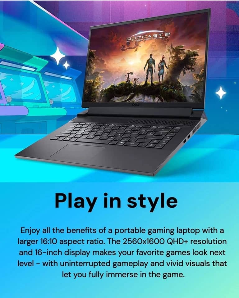 Dell G16 Computers 2TB 16GB Refurbished - Excellent