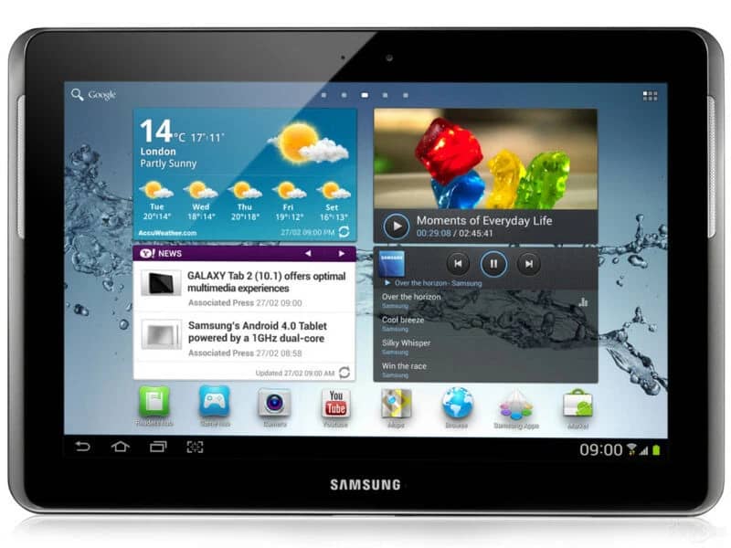 Samsung Galaxy Tab 2 Tablets Black 16GB Open-Box Excellent