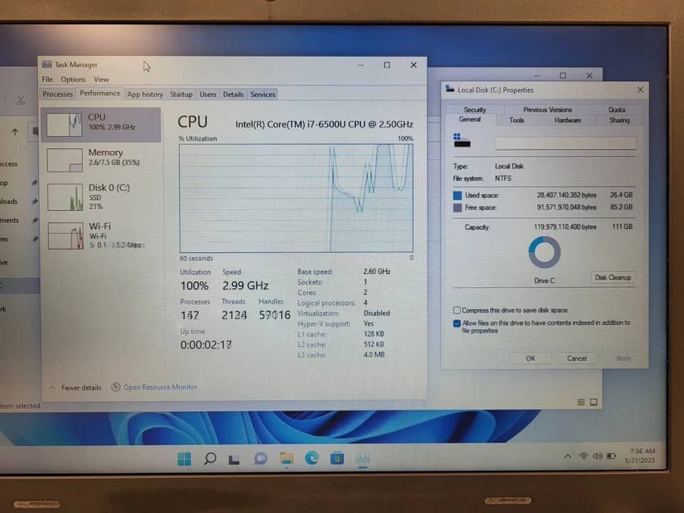 Lenovo ThinkPad E560 Computers 128GB 4GB Used - Good