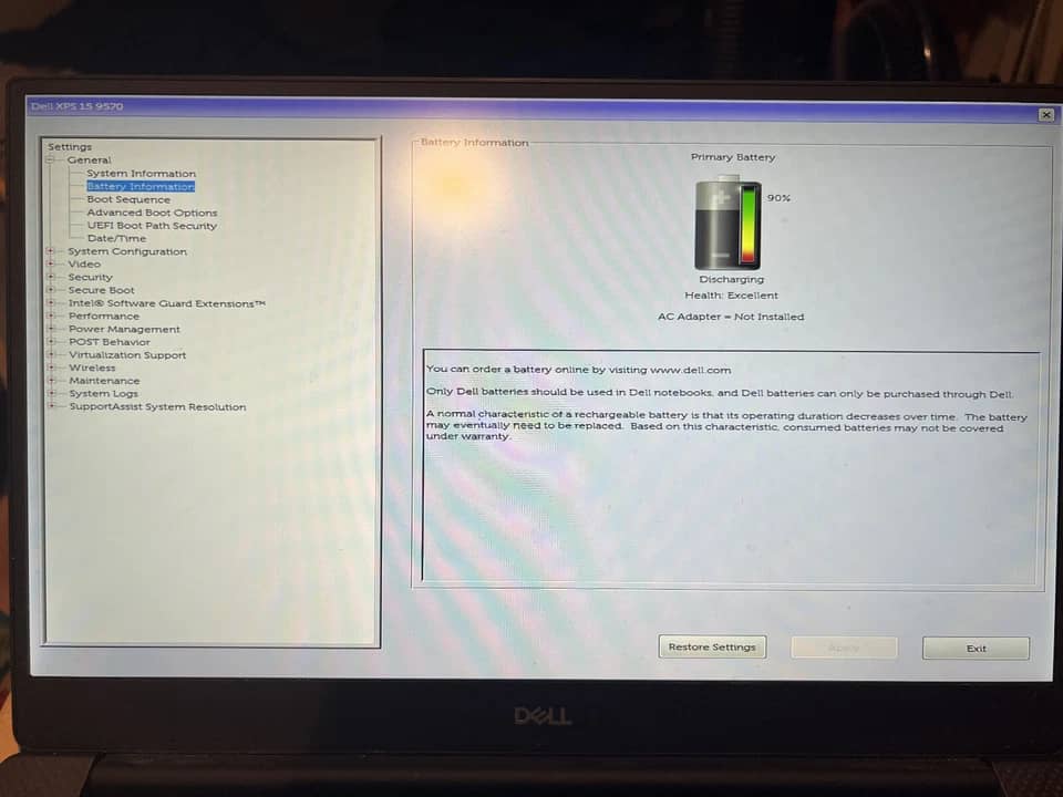 Dell XPS 15 9570 Computers 1TB 24GB Used - Good
