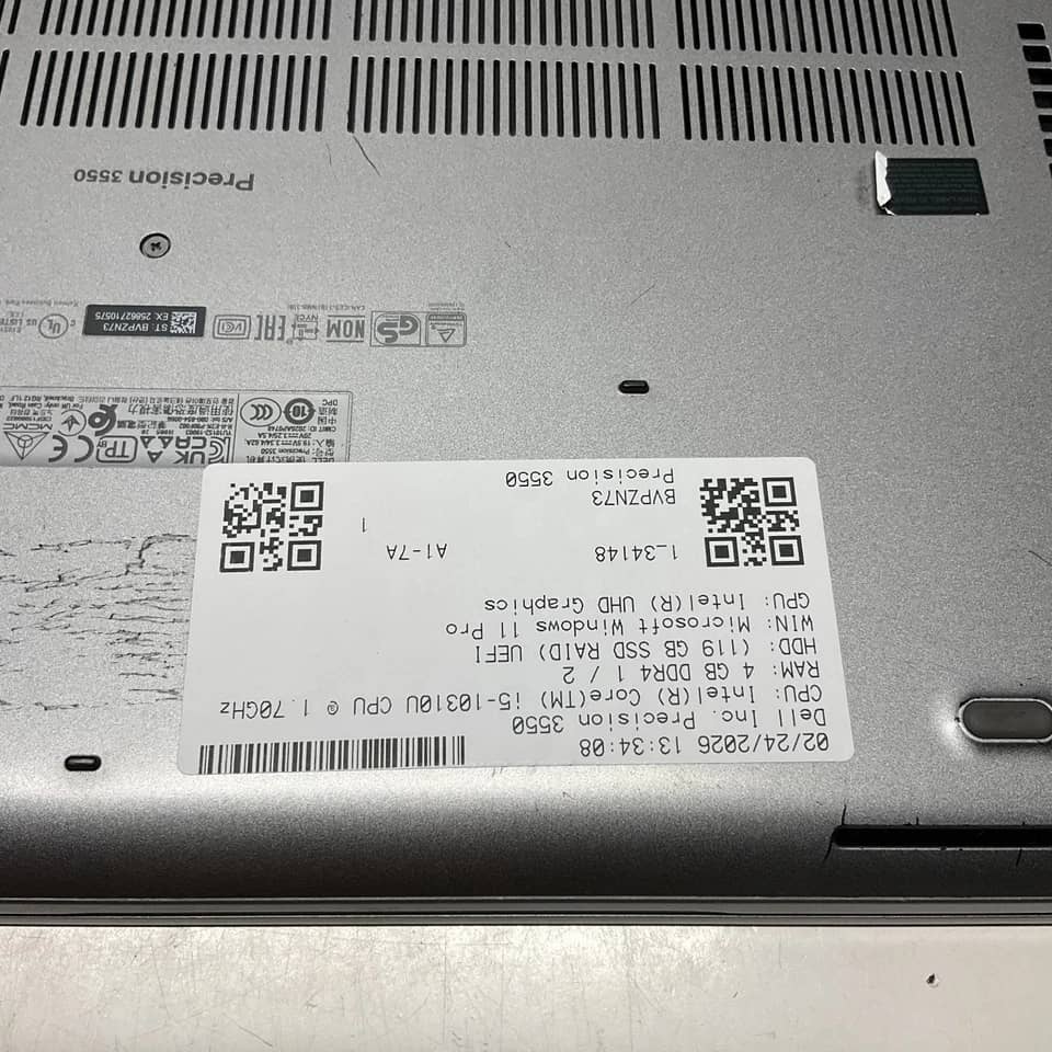 Dell Precision 3550 Computers 1TB 32GB Refurbished - Excellent