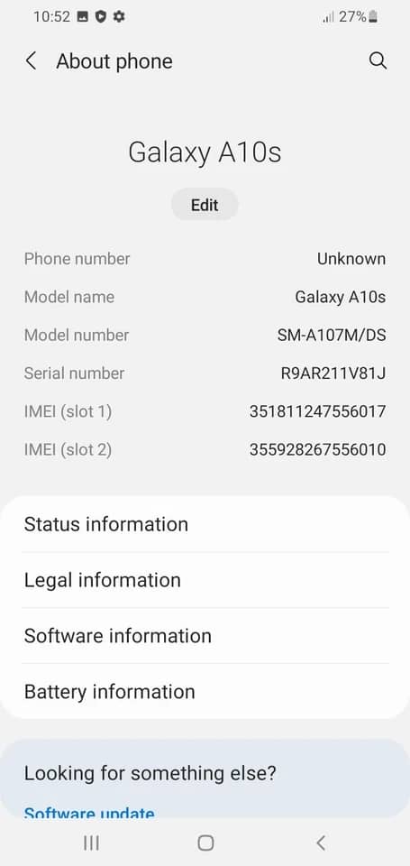 Samsung Galaxy A10s Cell Phones Black 32G Unlocked New