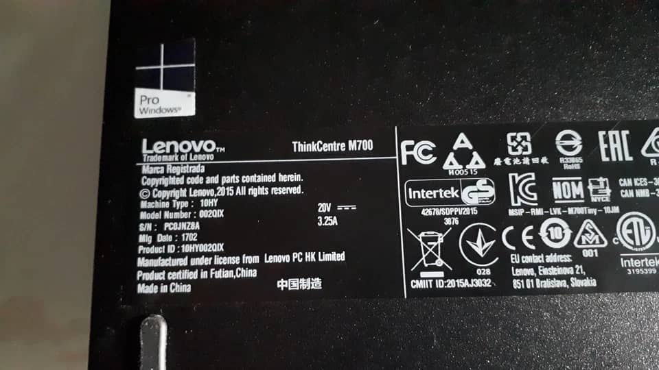 Lenovo ThinkCentre M700 Tiny Computers 120GB 8GB Refurbished - Excellent