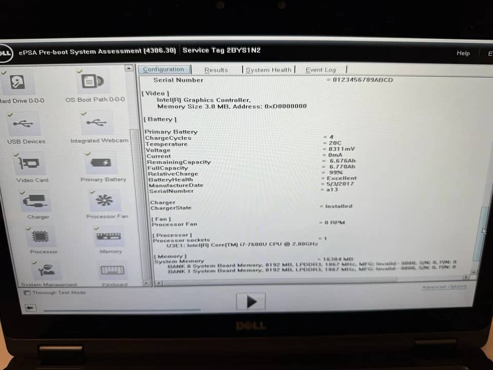 Dell Latitude 5289 Computers 256GB 16GB Used - Good