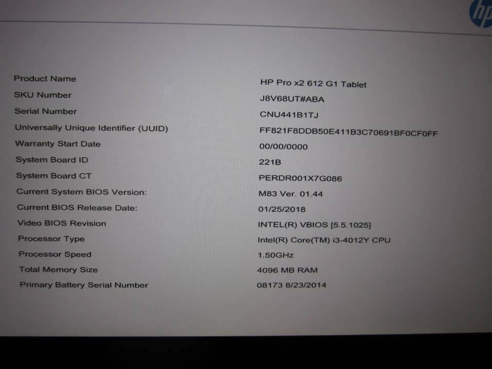HP 612 G1 Computers 64GB 4GB Used - Good