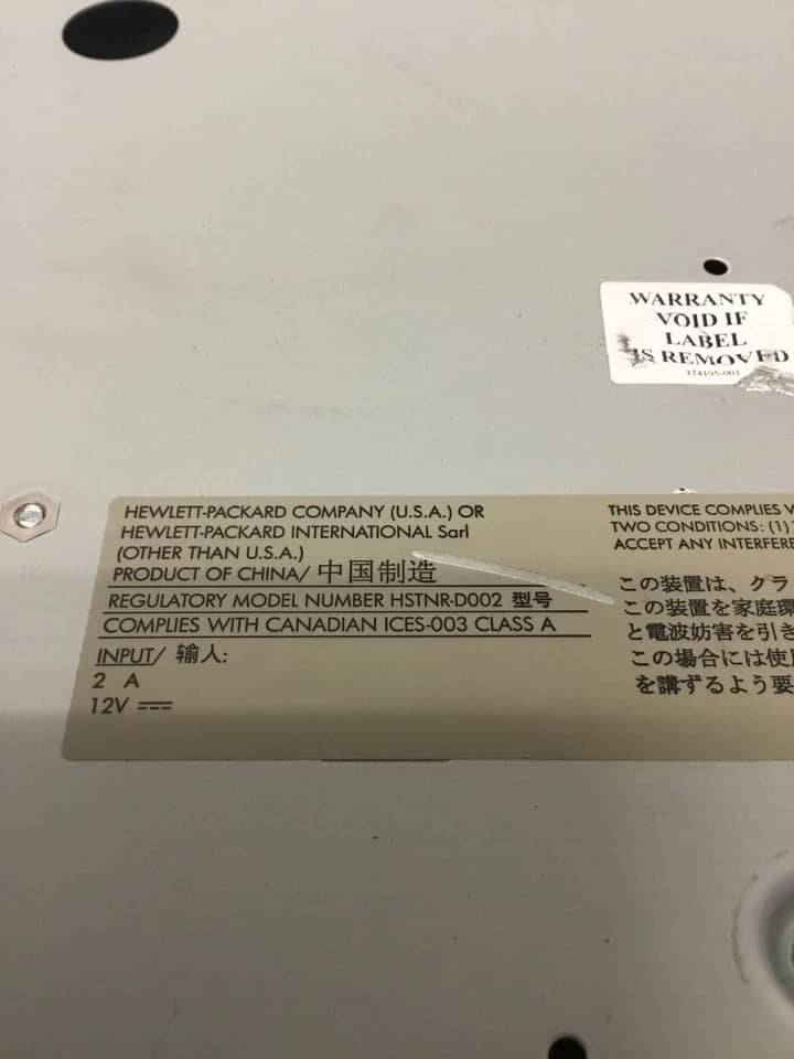 HP TFT7600 G2 Monitors Silver Used - Good