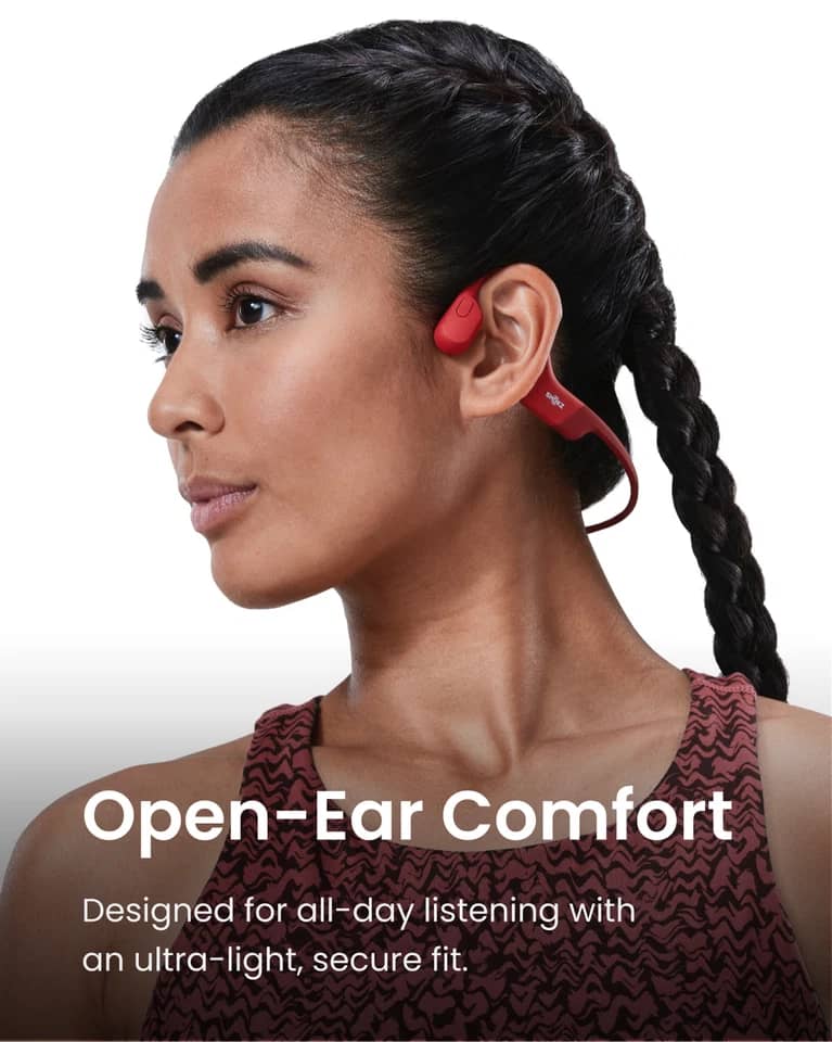 Shokz OpenRun Headphones & Earbuds Black New