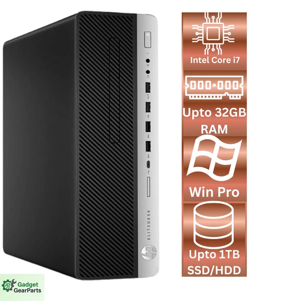 HP EliteDesk 800 G3 Computers 120GB 64GB Used - Good
