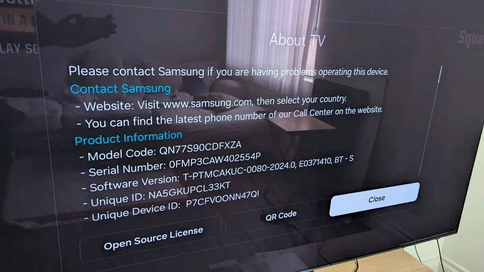 Samsung S90C TVs 77 inch New