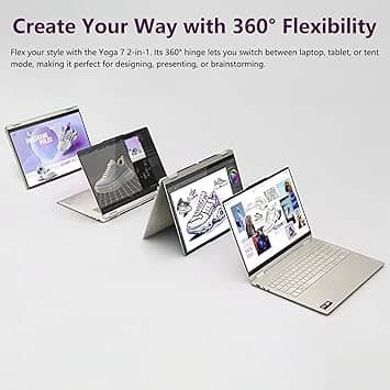 Lenovo Yoga 7 16 Ryzen AI 5 Computers 512GB 16GB New