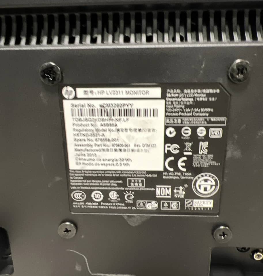HP LV2311 Monitors Open-Box Excellent