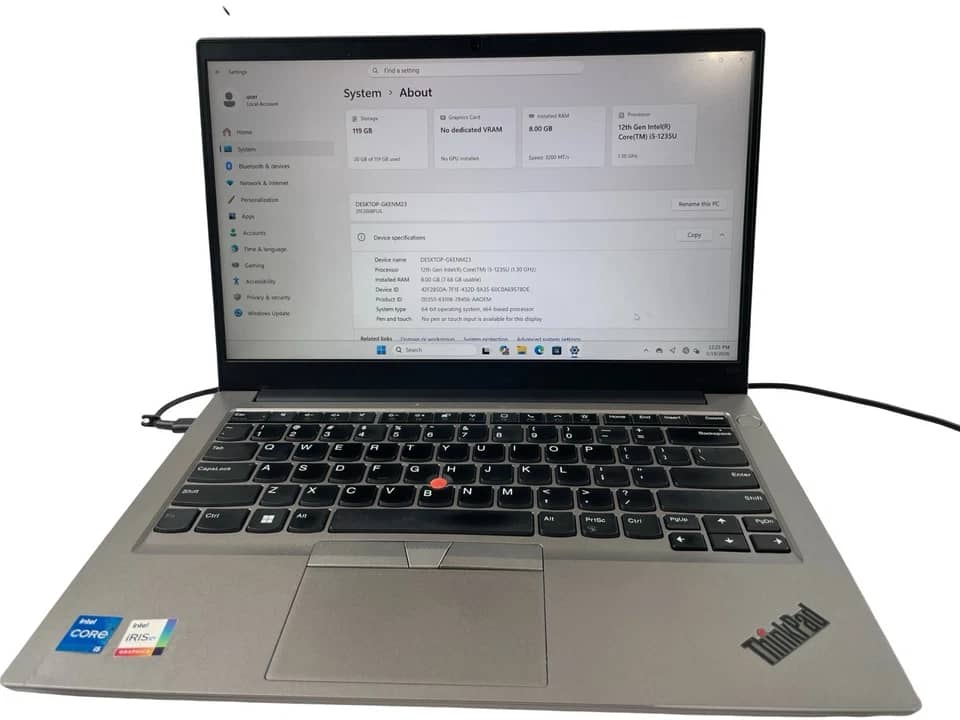 Lenovo ThinkPad E14 Gen 4 Computers 256GB 16GB Used - Good