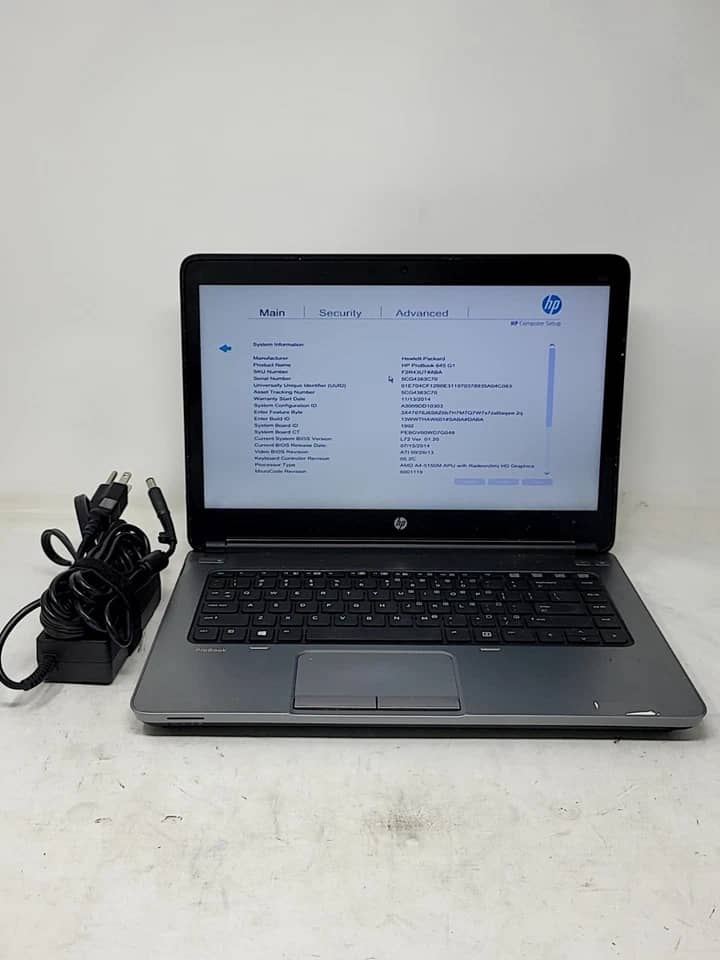 HP ProBook 645 G1 Computers 128GB 4GB Refurbished - Excellent