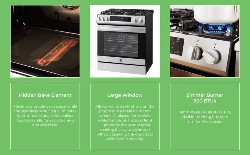 Kenmore 02276833 Gas Ranges New