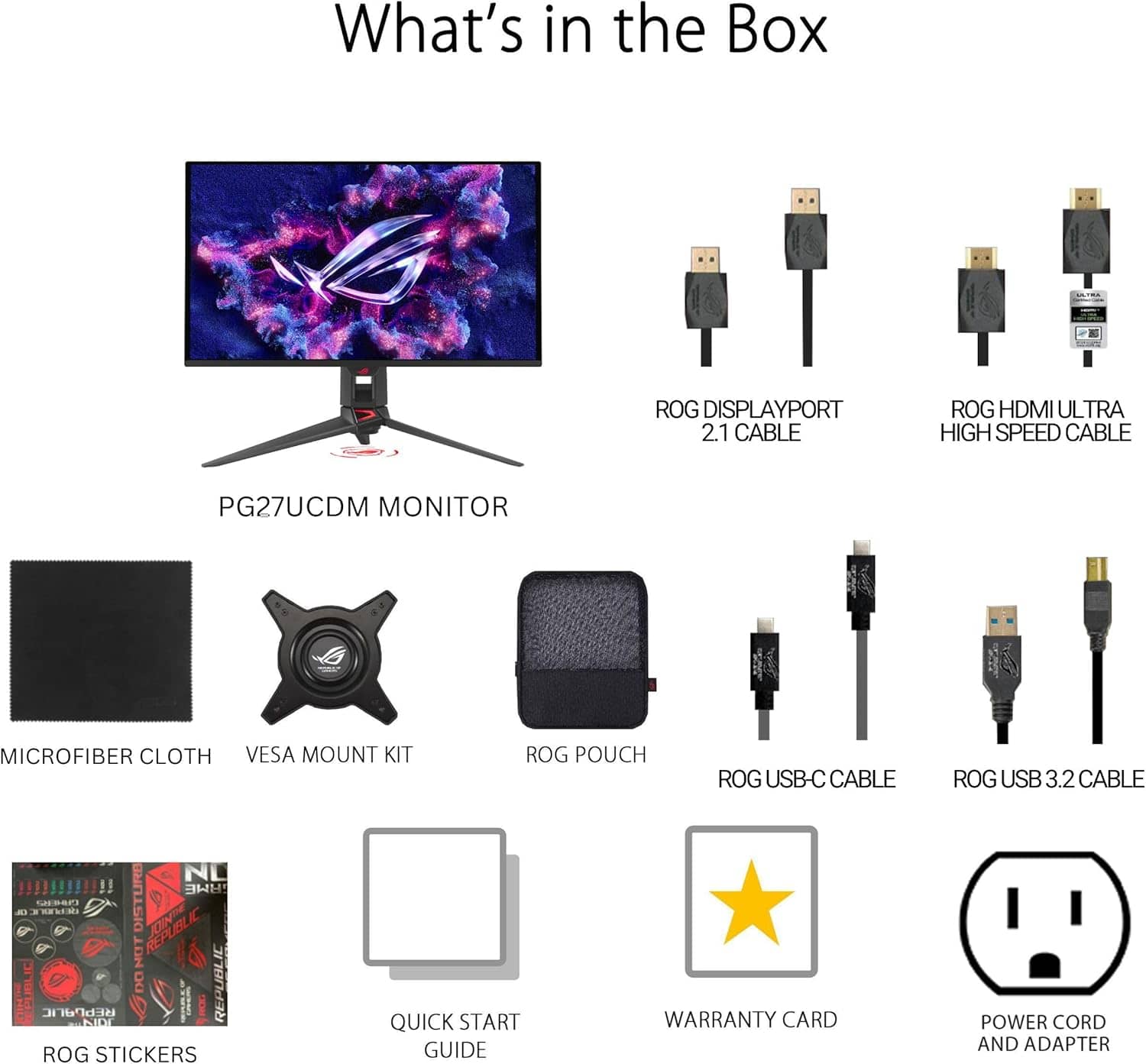 ASUS PG27UCDM Monitors For parts or not working