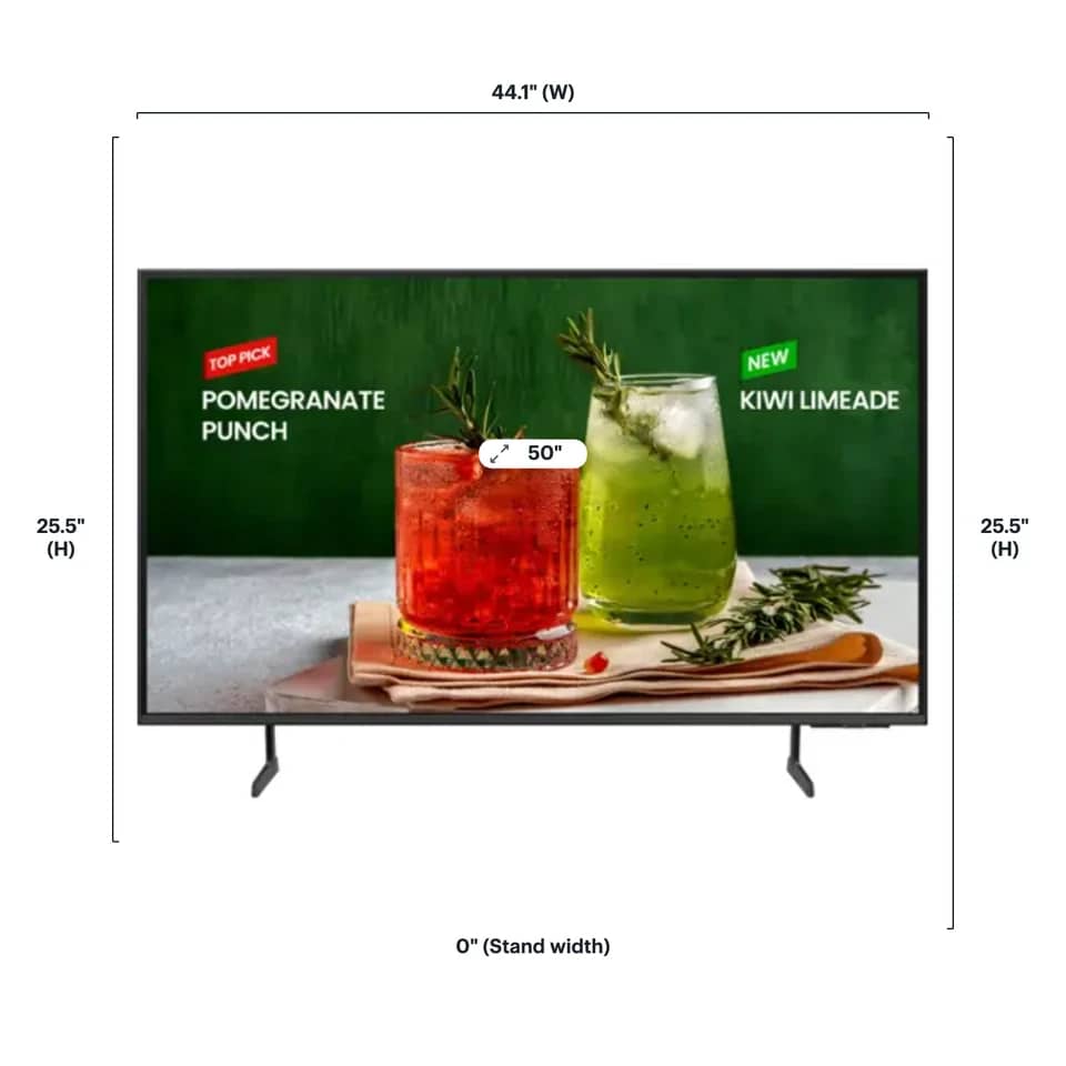 Samsung BE50D TVs New Black