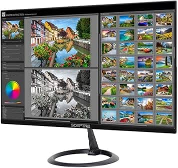 Sceptre E258B Monitors Black New