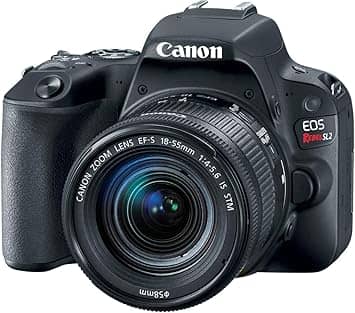 Canon EOS Rebel SL2 Digital Cameras Black New