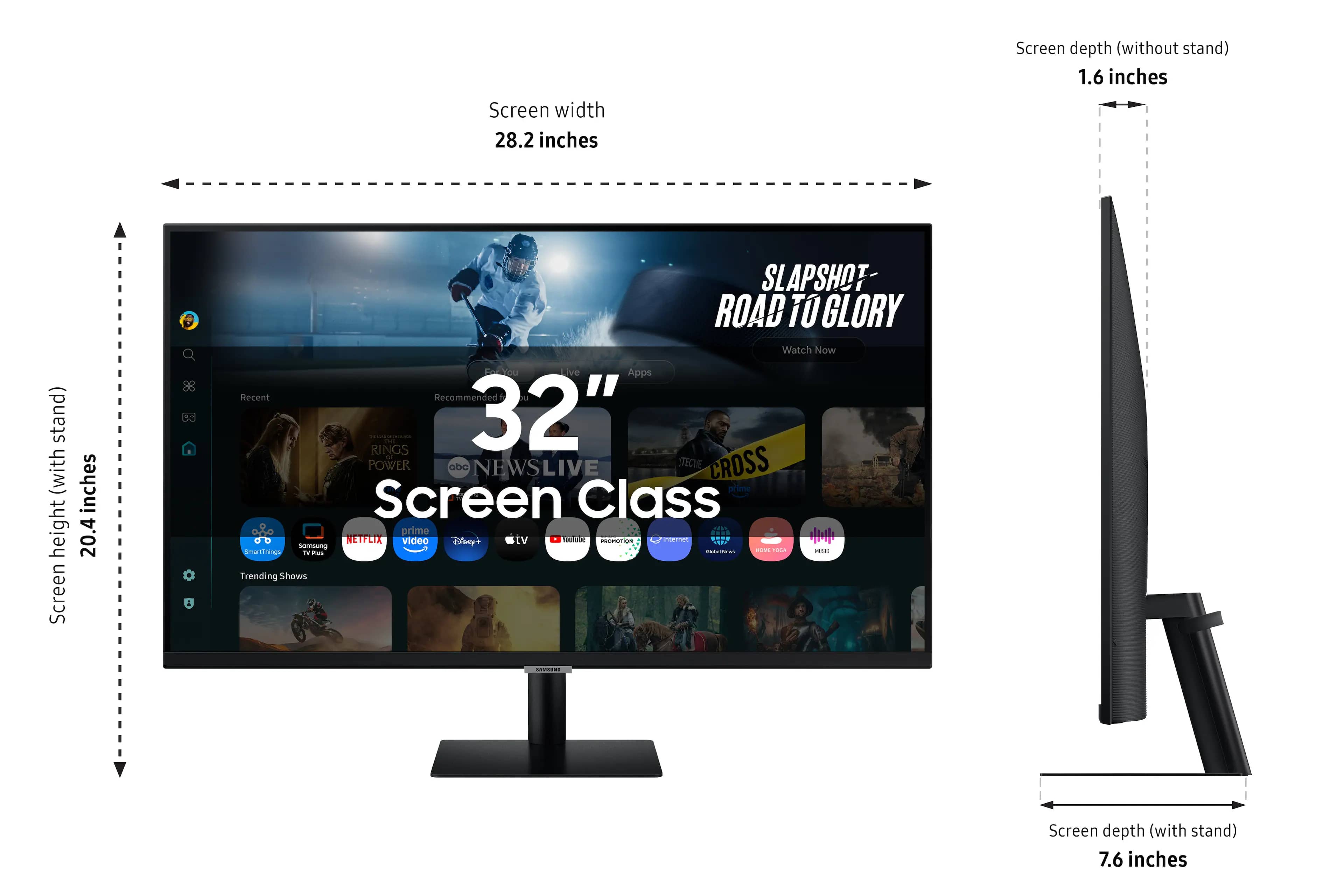 Samsung LS32FM702U Monitors New