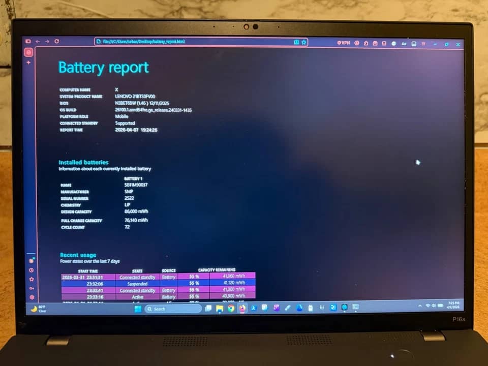 Lenovo ThinkPad P16s Gen 1 Computers 1TB 32GB New
