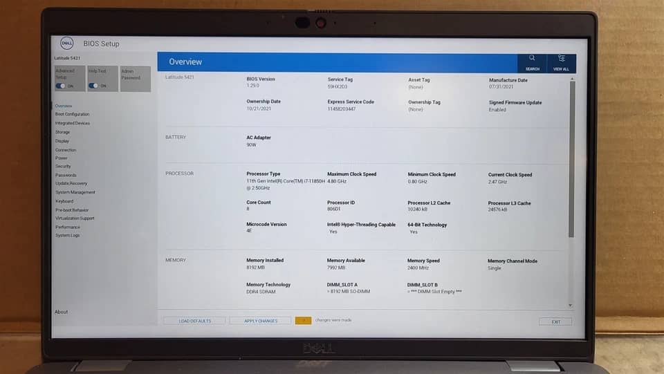 Dell Latitude 5421 Computers 1TB 32GB Refurbished - Acceptable