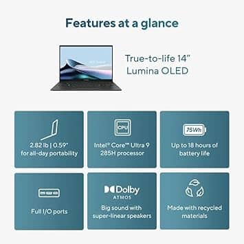 ASUS Zenbook UX3405 Computers 512GB 16GB New