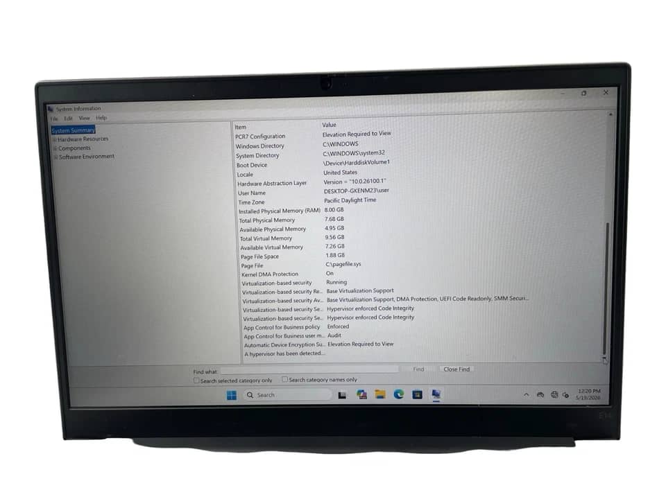 Lenovo ThinkPad E14 Gen 4 Computers 256GB 16GB Used - Good
