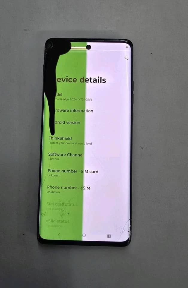 Motorola Moto Edge 2024 Cell Phones Black 256G T-Mobile New