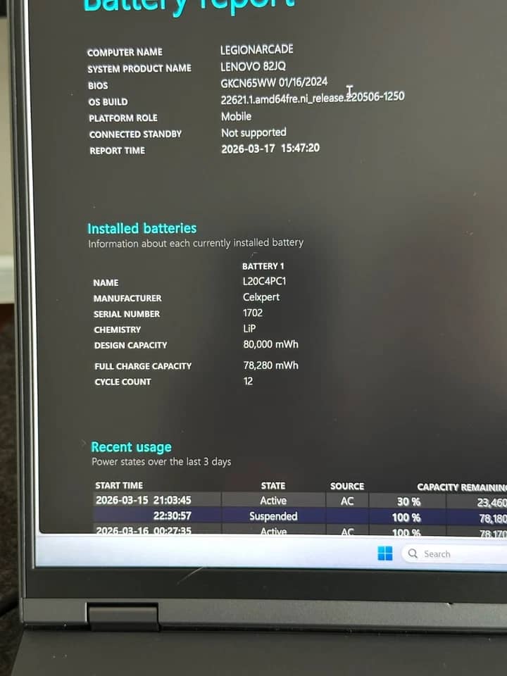 Lenovo Legion 5 Pro Computers 1TB 16GB New