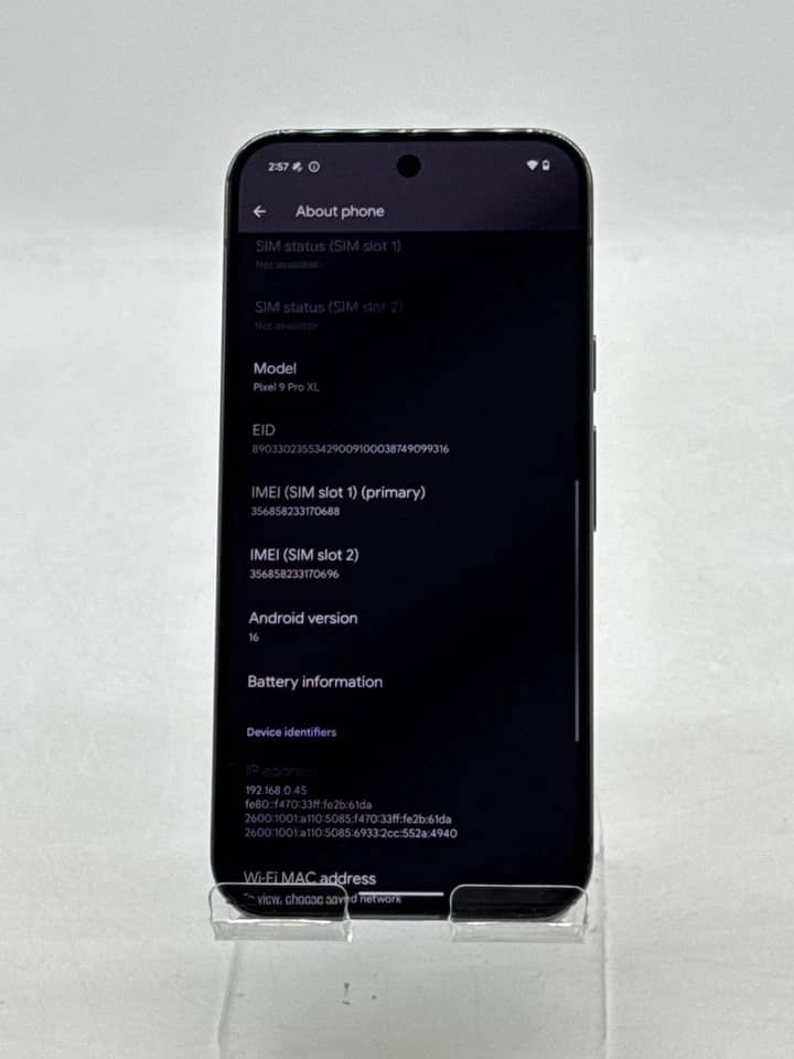 Google Pixel 9 Pro XL Cell Phones Black 128G Unlocked New