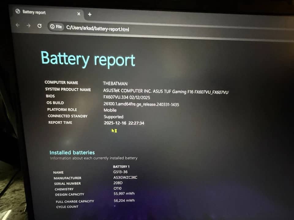 ASUS TUF FA607PV Computers 512GB 16GB New