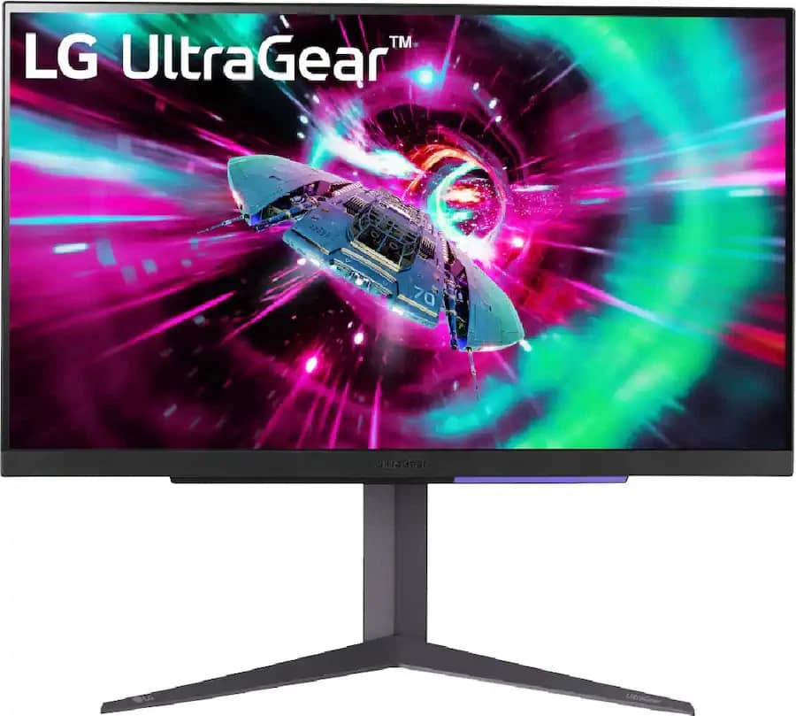 LG 27GR93U Monitors Used - Good Black