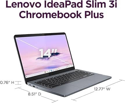Lenovo IdeaPad Slim 3i Chromebook Plus Computers 256GB 8GB Used - Like New