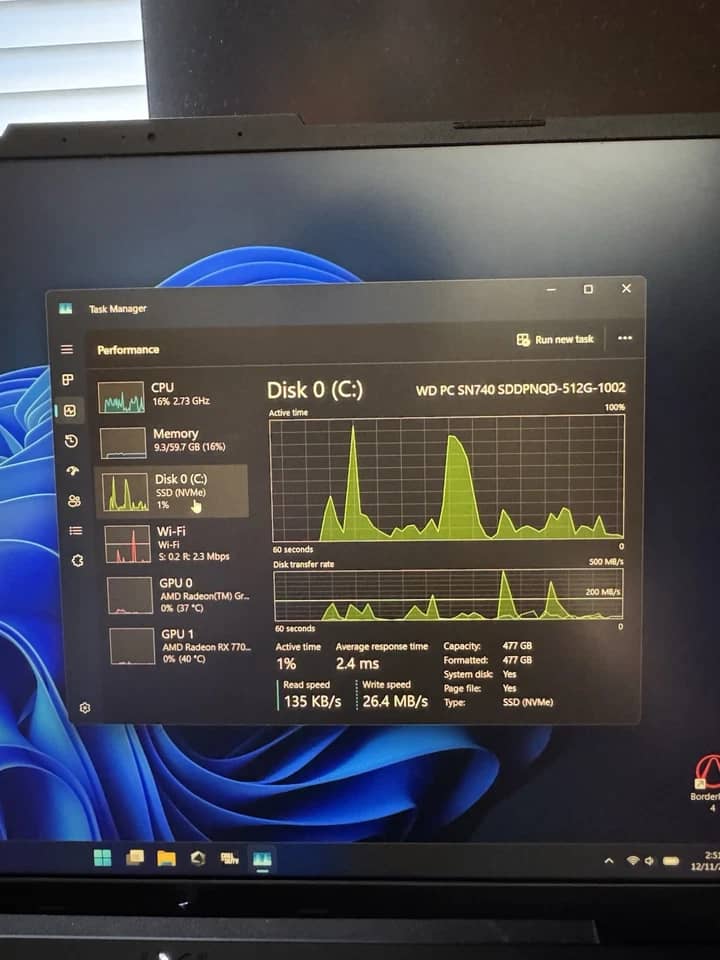 ASUS TUF A16 Computers 1000GB 16GB New