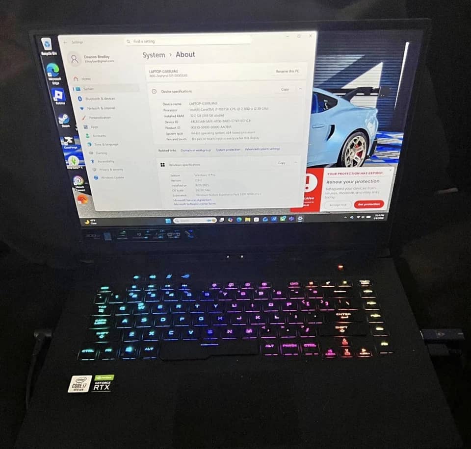 ASUS ROG Strix GX502LXS Computers 1TB 32GB New