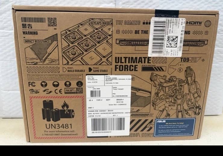 ASUS TUF FX507VI Computers 1TB 32GB New