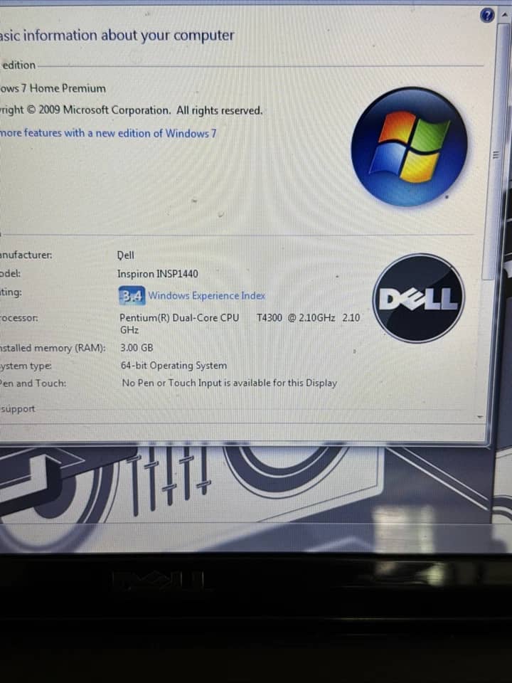 Dell Inspiron 1440 Computers 320GB 4GB Used - Good