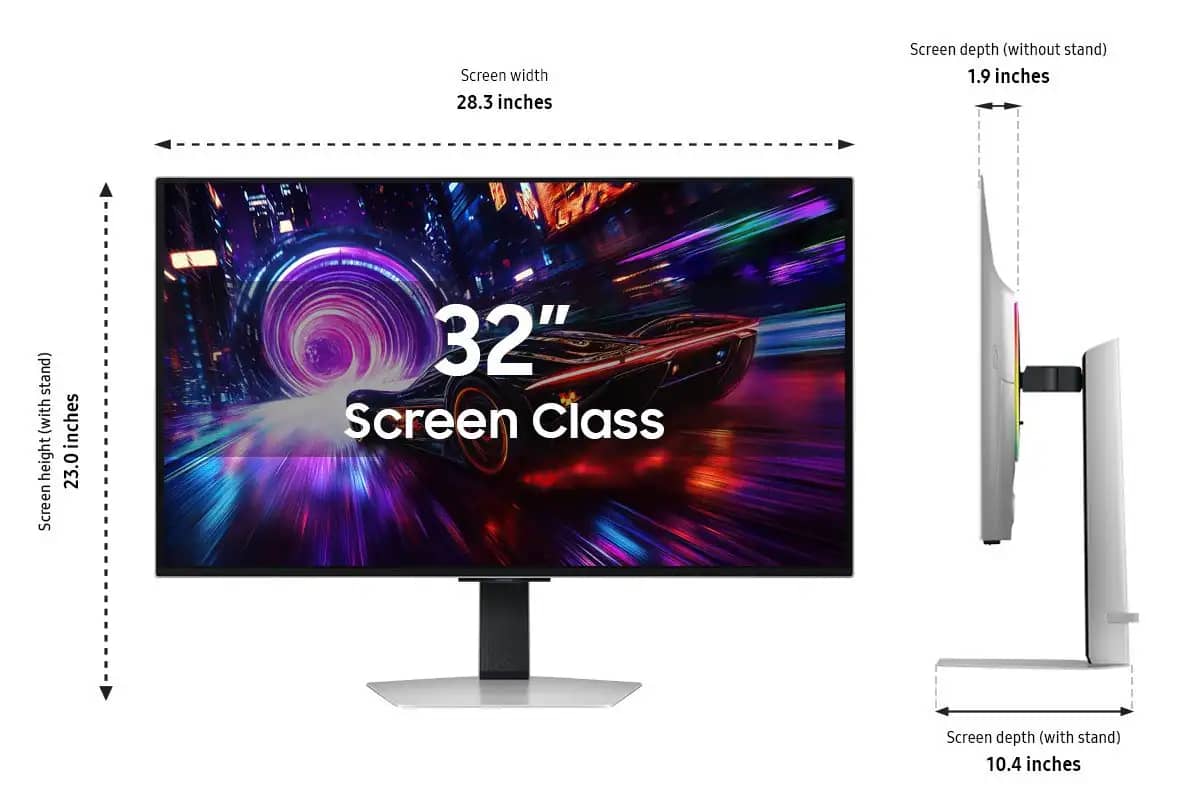 Samsung LS32FG810S Monitors New