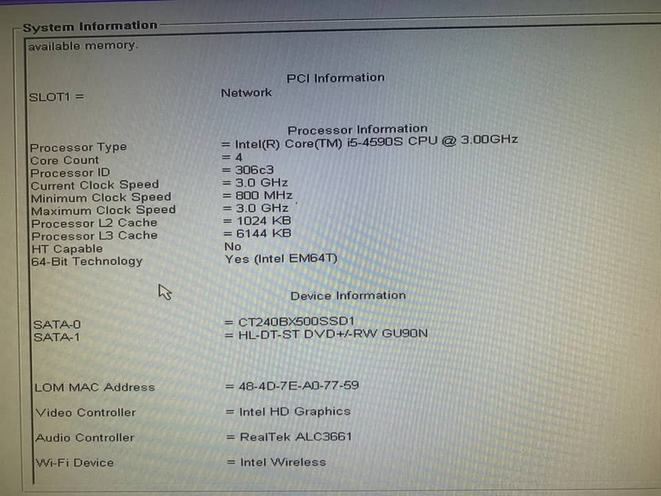 Dell Vostro 3030 Computers 1TB 8GB New