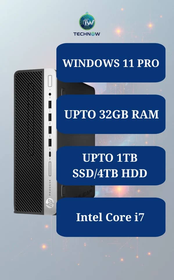 HP ProDesk 800 G4 Computers 64GB 4GB Used - Good