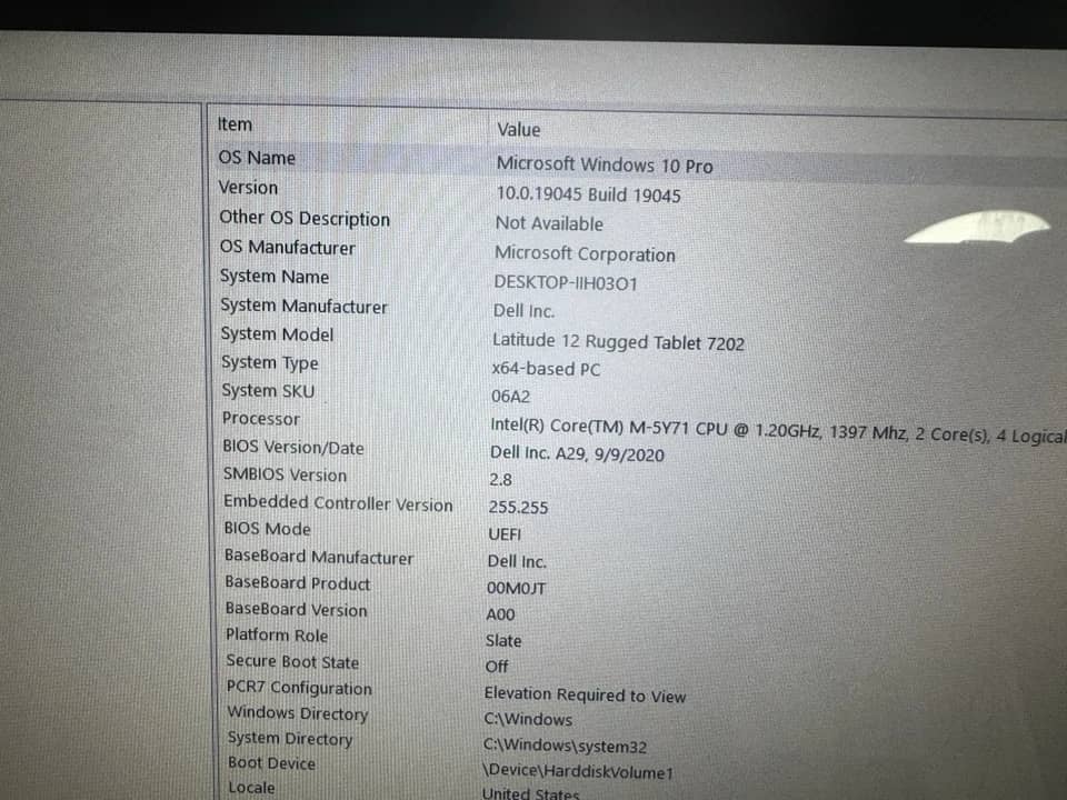Dell Latitude 7202 Computers Used - Good 128GB 8GB