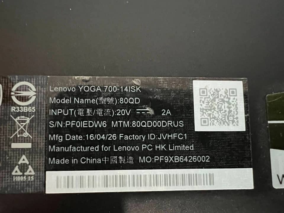 Lenovo Yoga 7 14IAL7 Computers 256GB 8GB For parts or not working