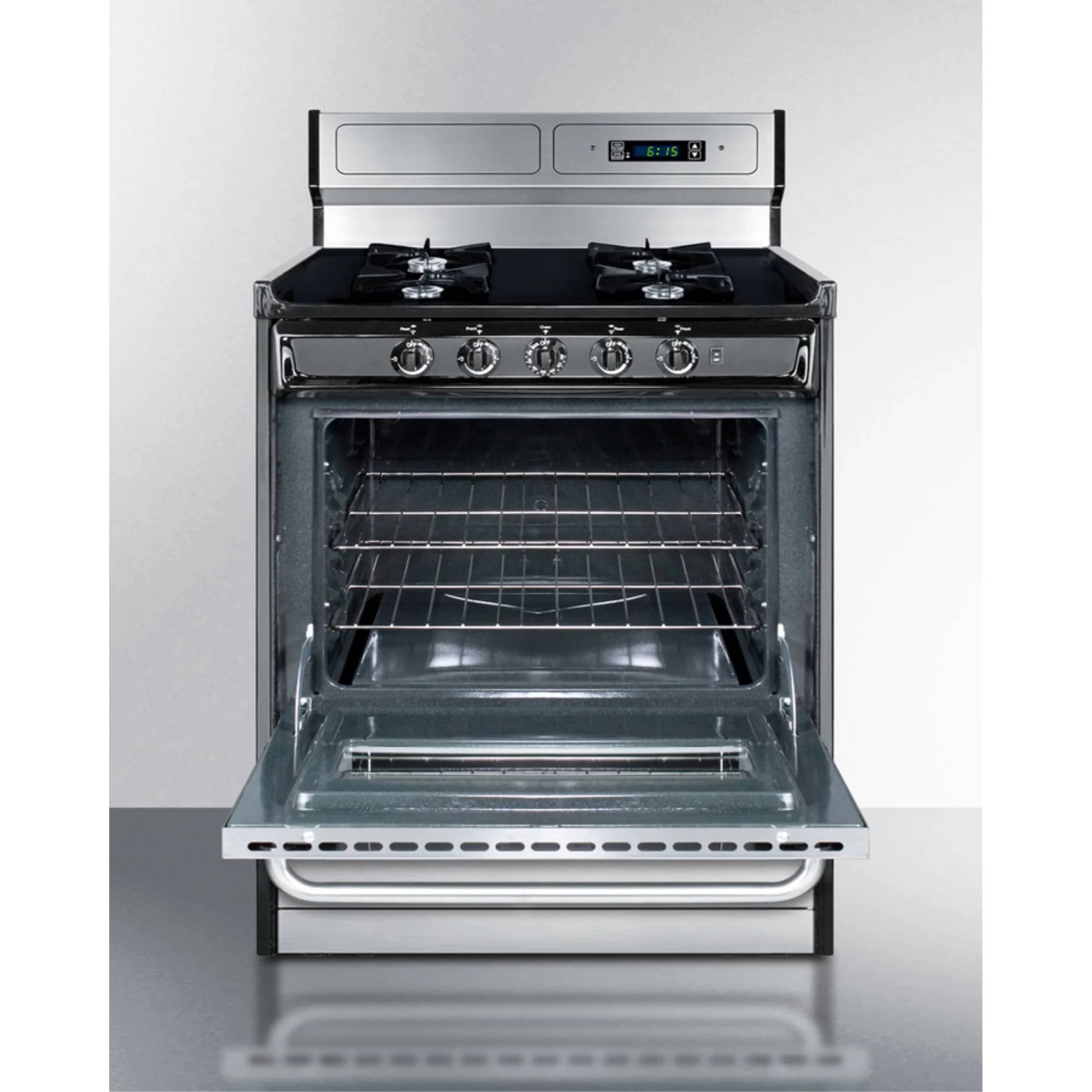 Summit Appliance TNM2307BKW Gas Ranges New