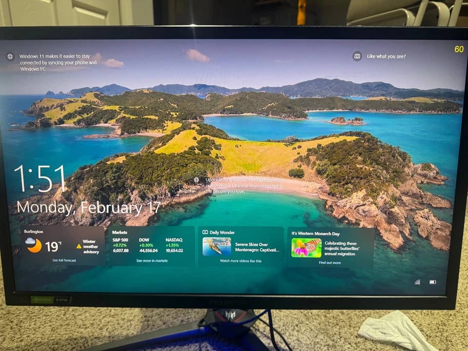 Acer XB273K Monitors Used - Good
