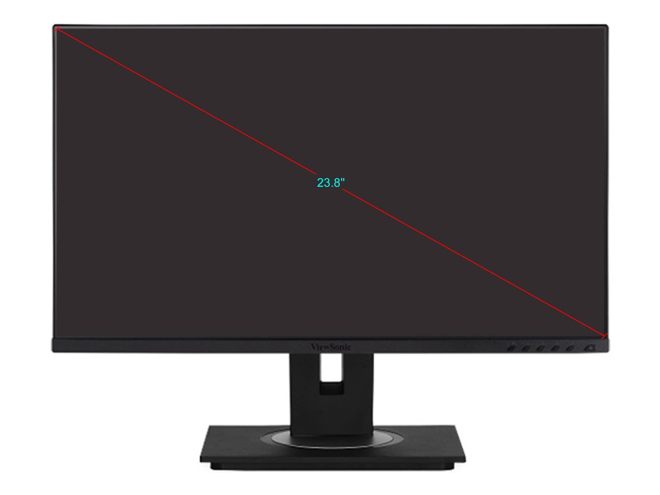 ViewSonic VG2456 Monitors Black New