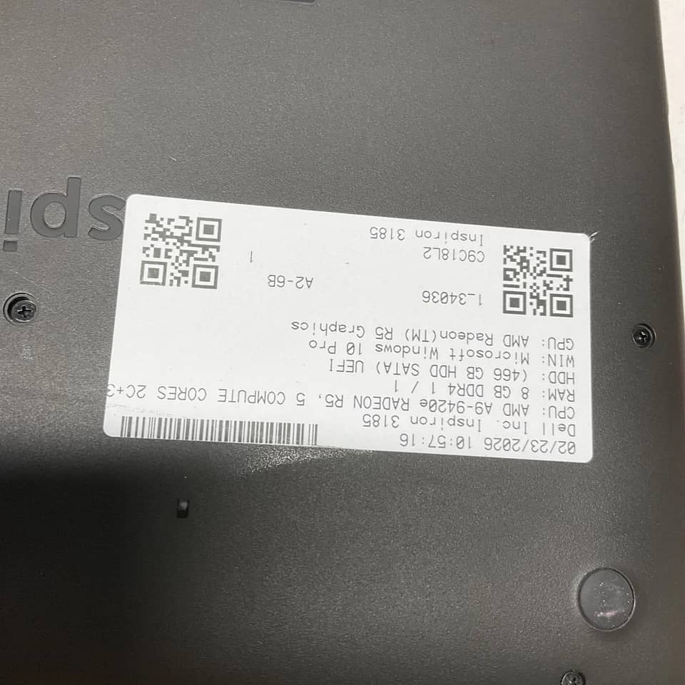 Dell Inspiron 3185 Computers 32GB 4GB Used - Good