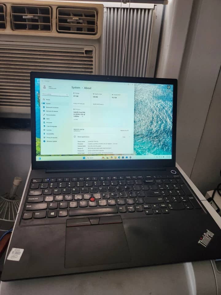 Lenovo ThinkPad E15 Gen 1 Computers 256GB 16GB Used - Good