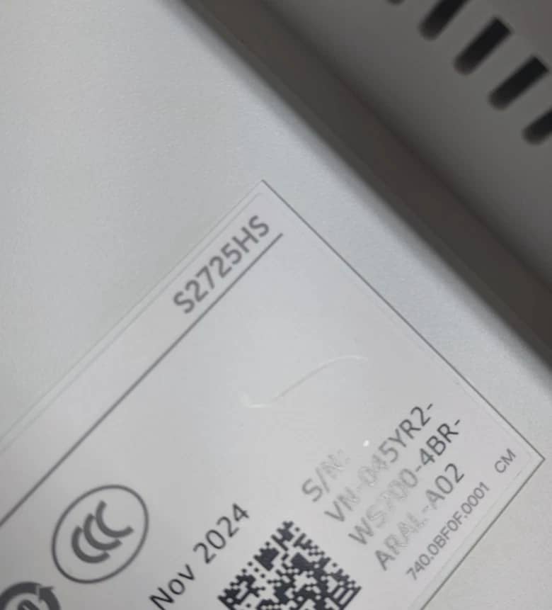 Dell S2725HS Monitors For parts or not working