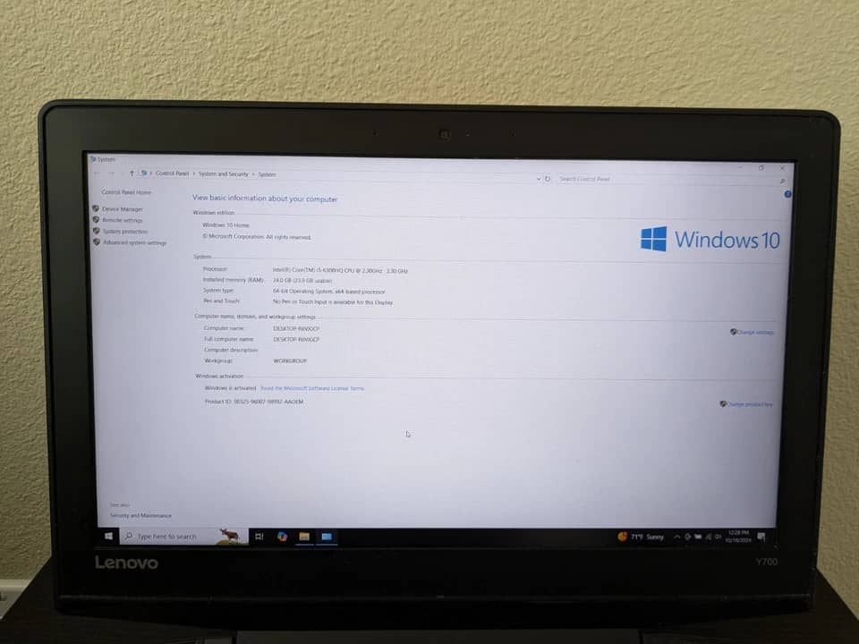 Lenovo IdeaPad Y700 Computers 120GB 8GB Used - Good