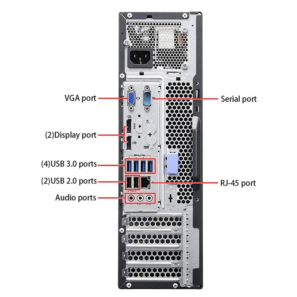 Lenovo ThinkCentre M720 SFF Computers 128GB 32GB Refurbished - Excellent